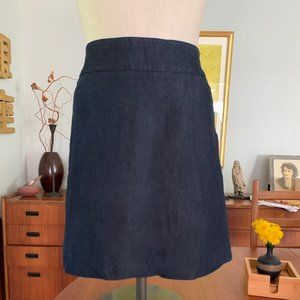 NWOT Talbots Denim A-Line Skirt 10 Petite